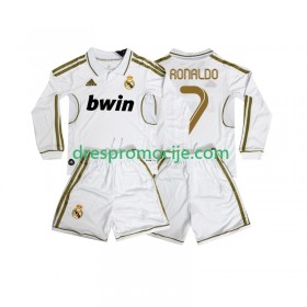 Real Madrid Cristiano Ronaldo 7 2011 2012 Dres Retro Dječji Domaći Dugim Rukavima